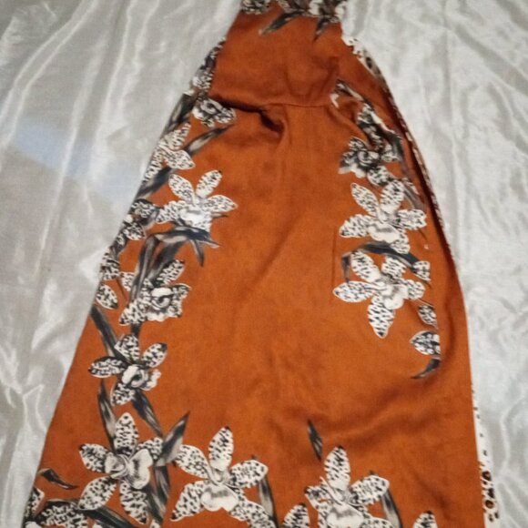 Chico reversible duster jacket sizeXL floral to animal-print w/side pockets boho - Picture 4 of 16